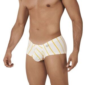 Clever Yellow Stripe Trunks 0582-1